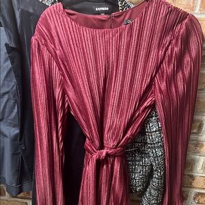 Macys Women's Red Dress (maroon)